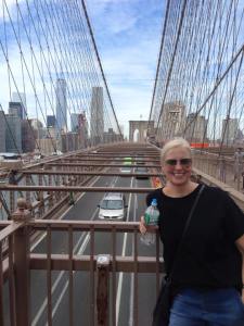 Me on Brooklyn bridge