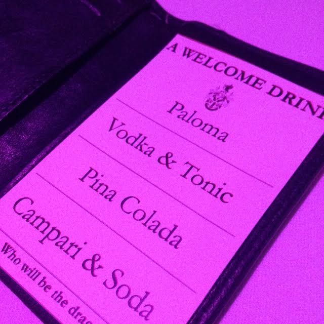 Fat Duck - welcome drink